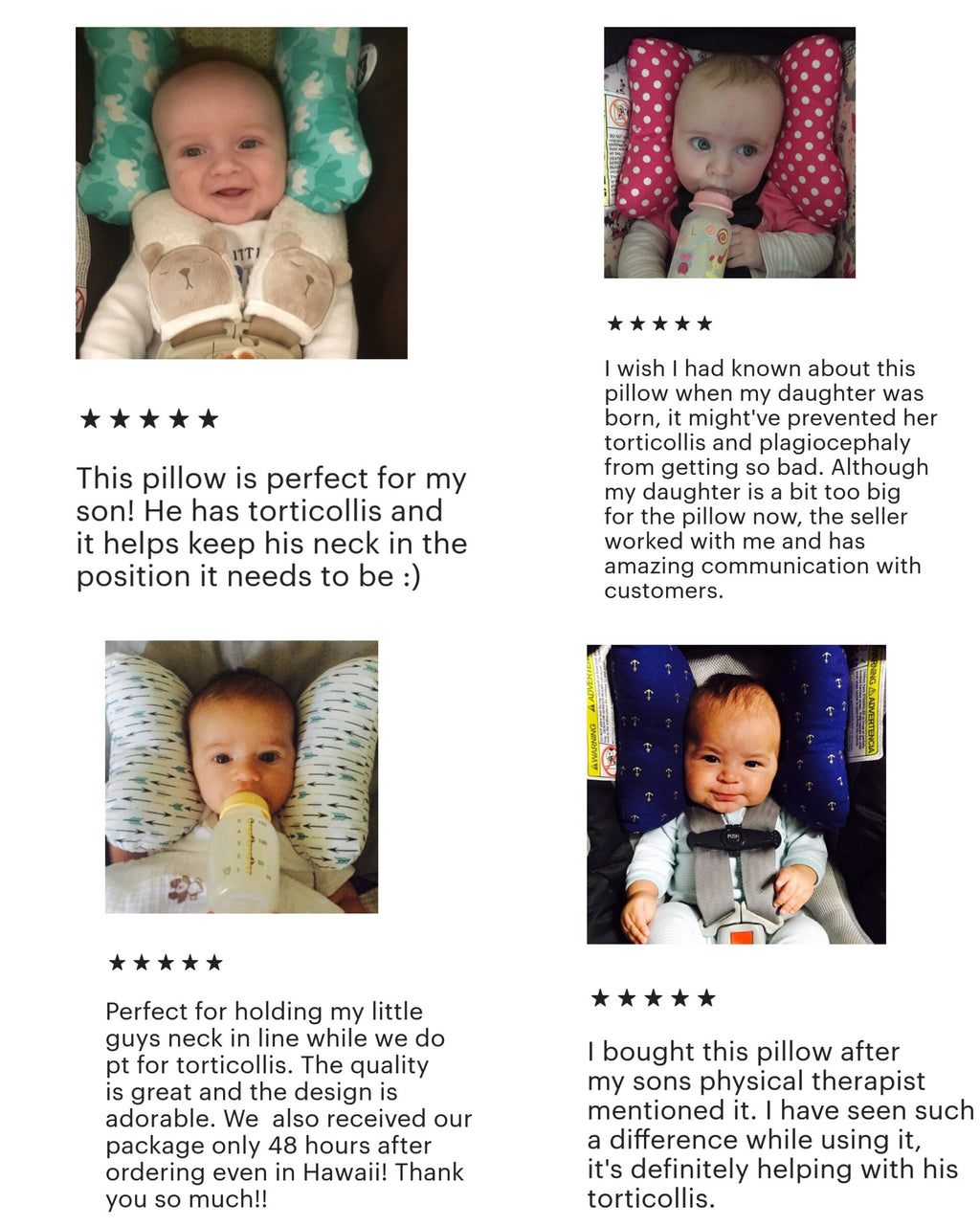 Head Support Torticollis, Unique Baby Show Gifts