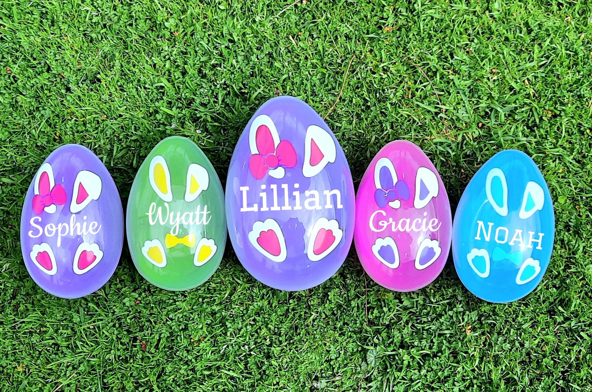 Personalized Easter Bunny Egg