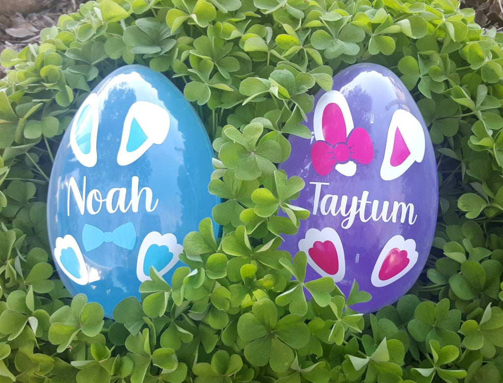 Personalized Easter Bunny Egg