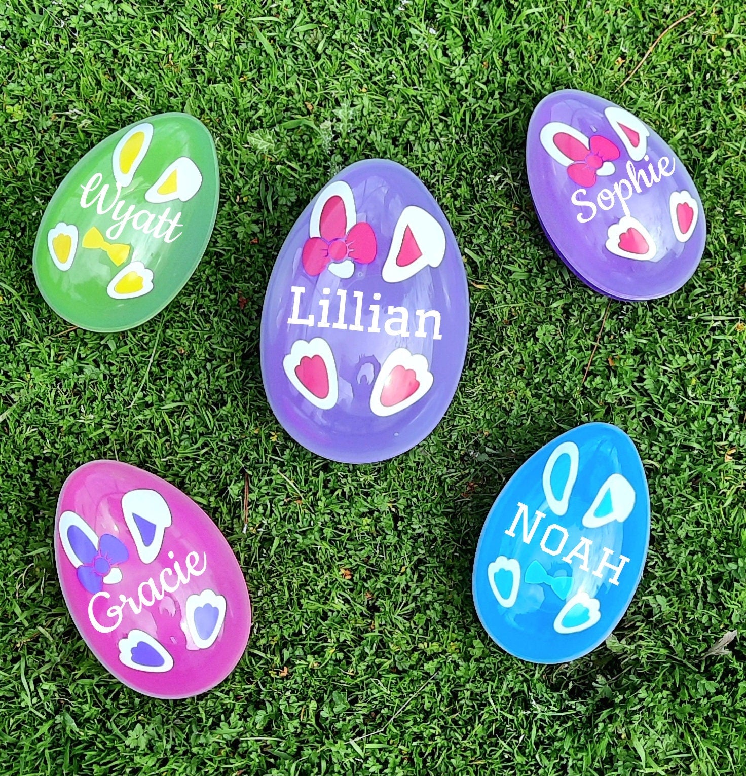 Personalized Easter Bunny Egg