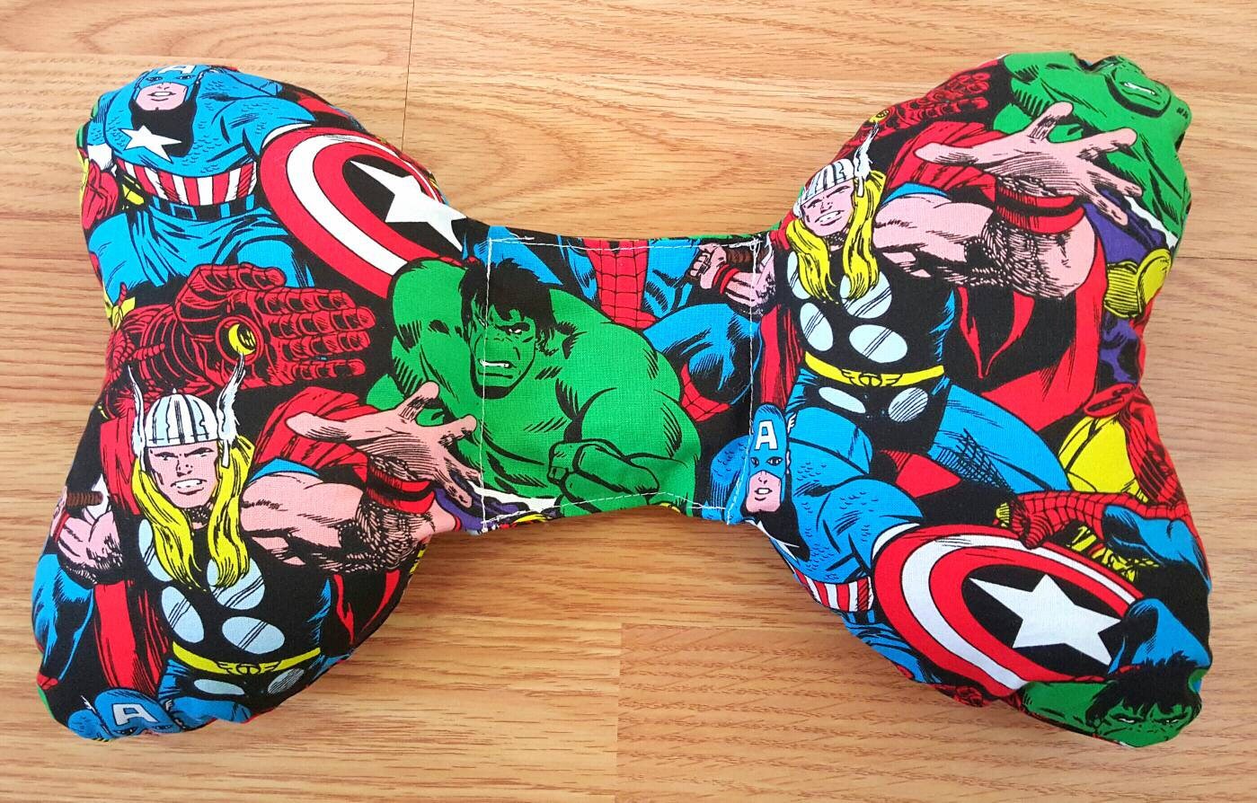 Avengers Panel Fabric - Captain America - Captain Marvel - Thor - The Hulk - Spider-man