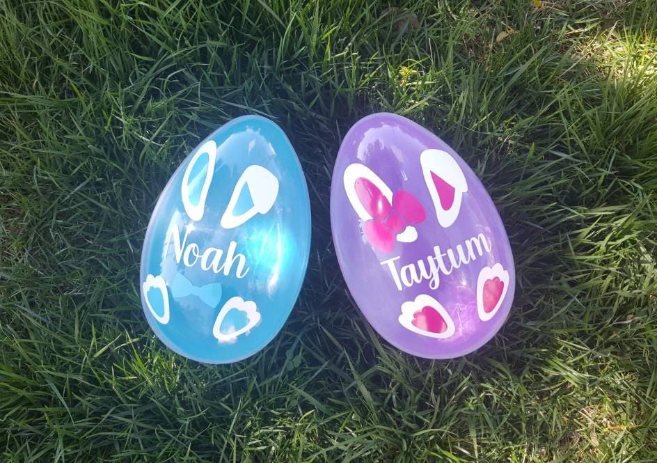 Personalized Easter Bunny Egg