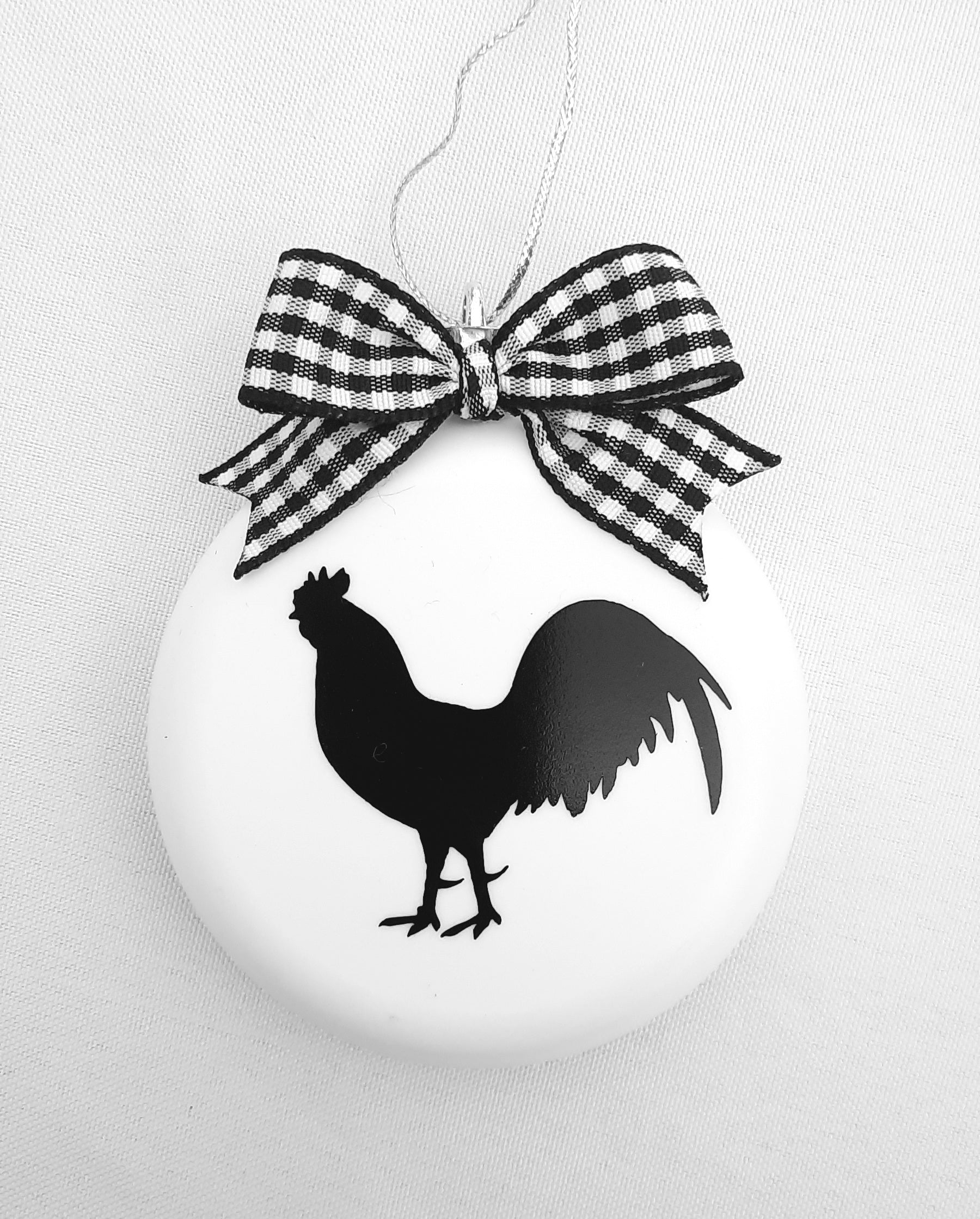 Farmhouse Disc Ornaments