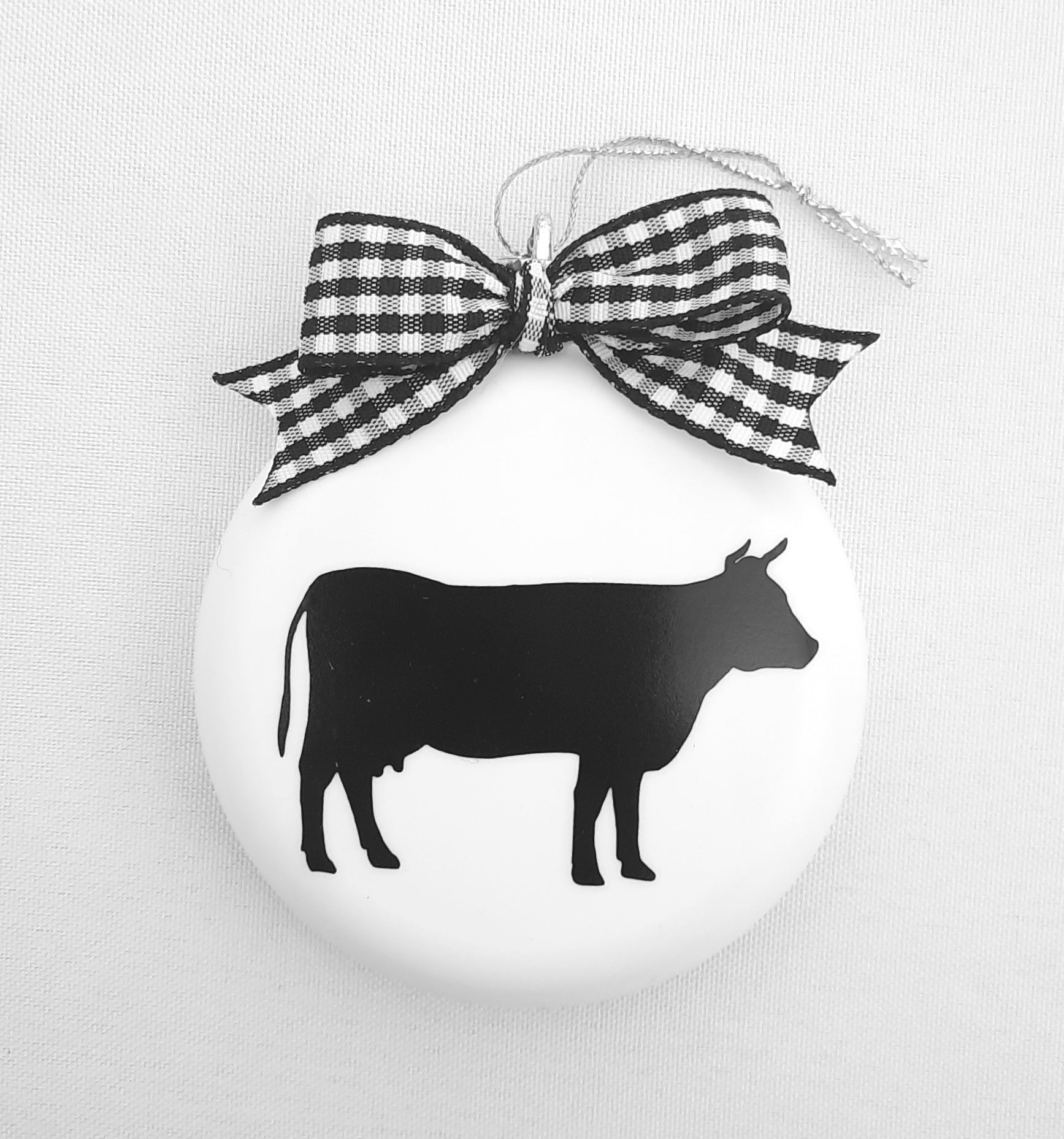 Farmhouse Disc Ornaments