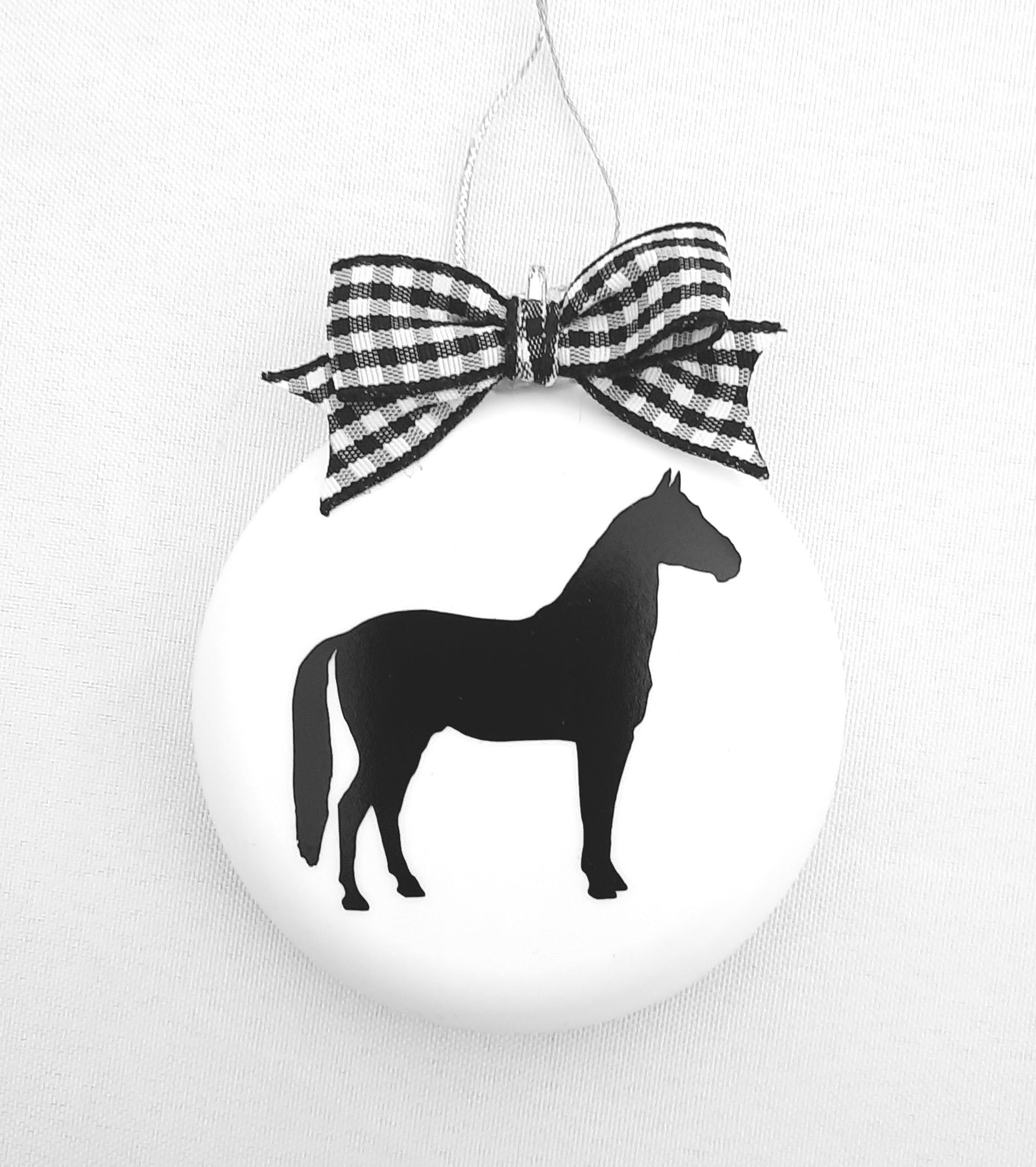 Farmhouse Disc Ornaments