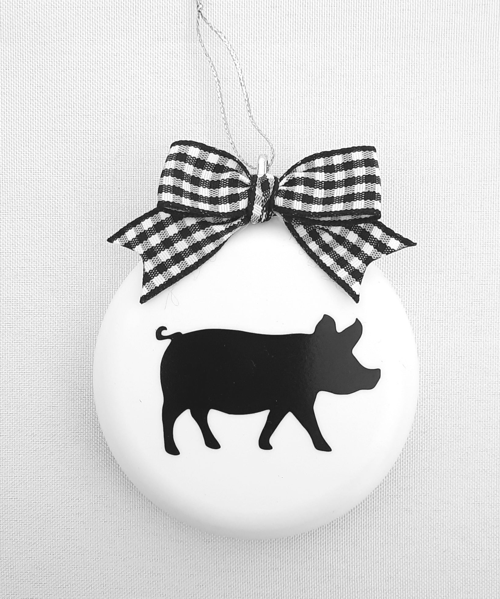 Farmhouse Disc Ornaments