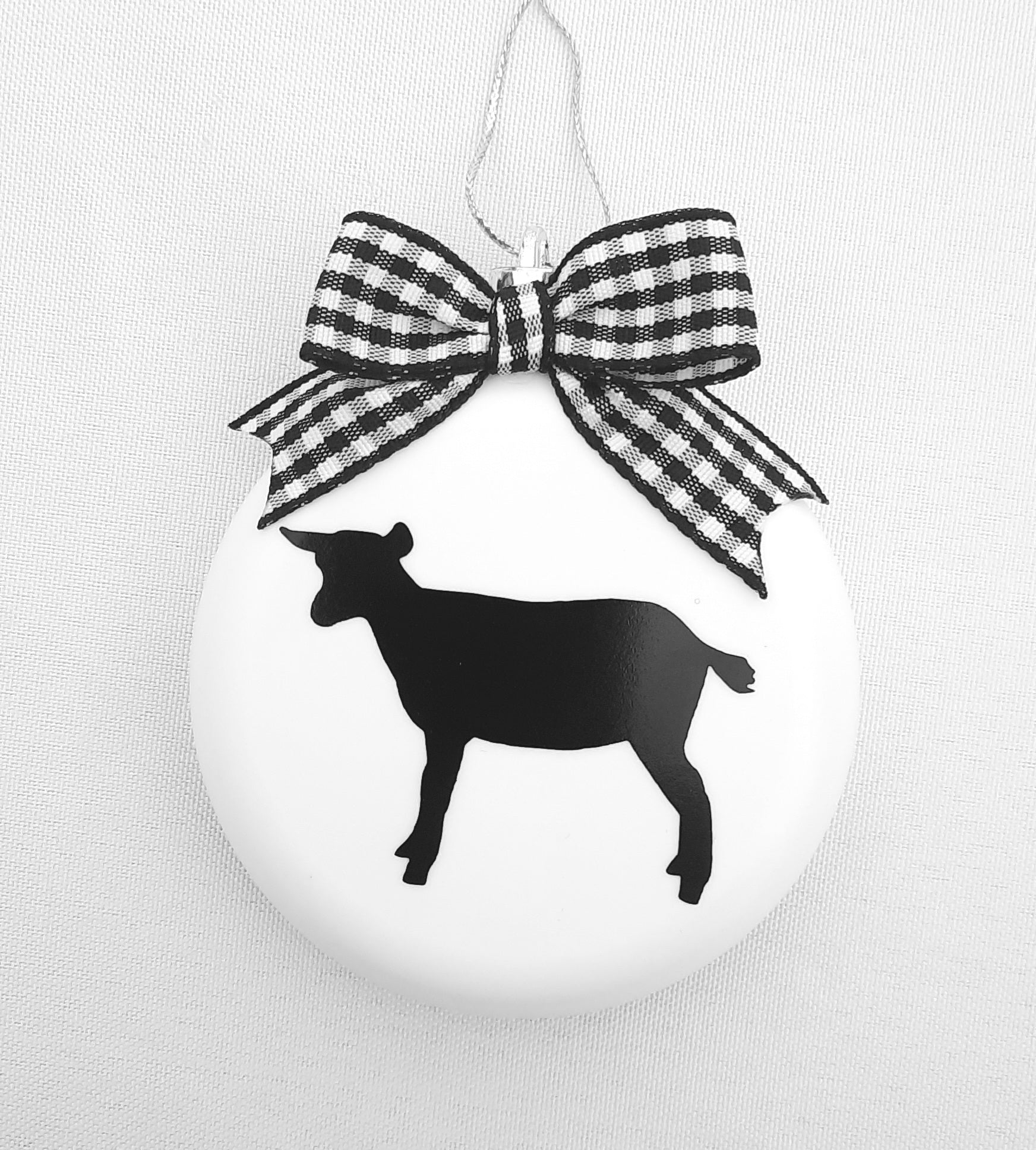 Farmhouse Disc Ornaments