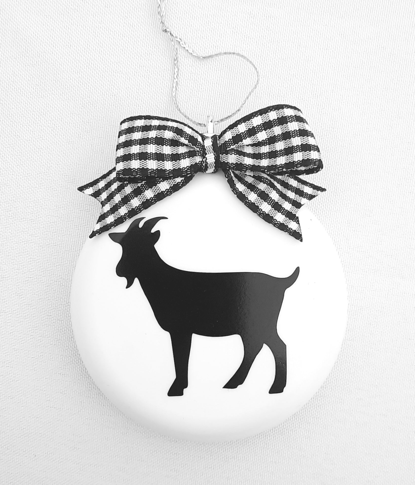 Farmhouse Disc Ornaments